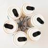 6-Cup Foldable Coffee Carriers Portable Drink Holder Tray with Handle Universal Cup Holder for Parties Camping Beverages