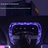 Декоративная крышка для автомобиля для W206 X254 W214, бесшовная посадка, наклейка на лампу для чтения в салоне, крышка внутренней отделки