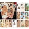 Cute Cartoon Capybara Animal Phone Case For Samsung A52S A21S A33 A23 A13 A14 A32 A52 A53 A54 A51 A71 A15