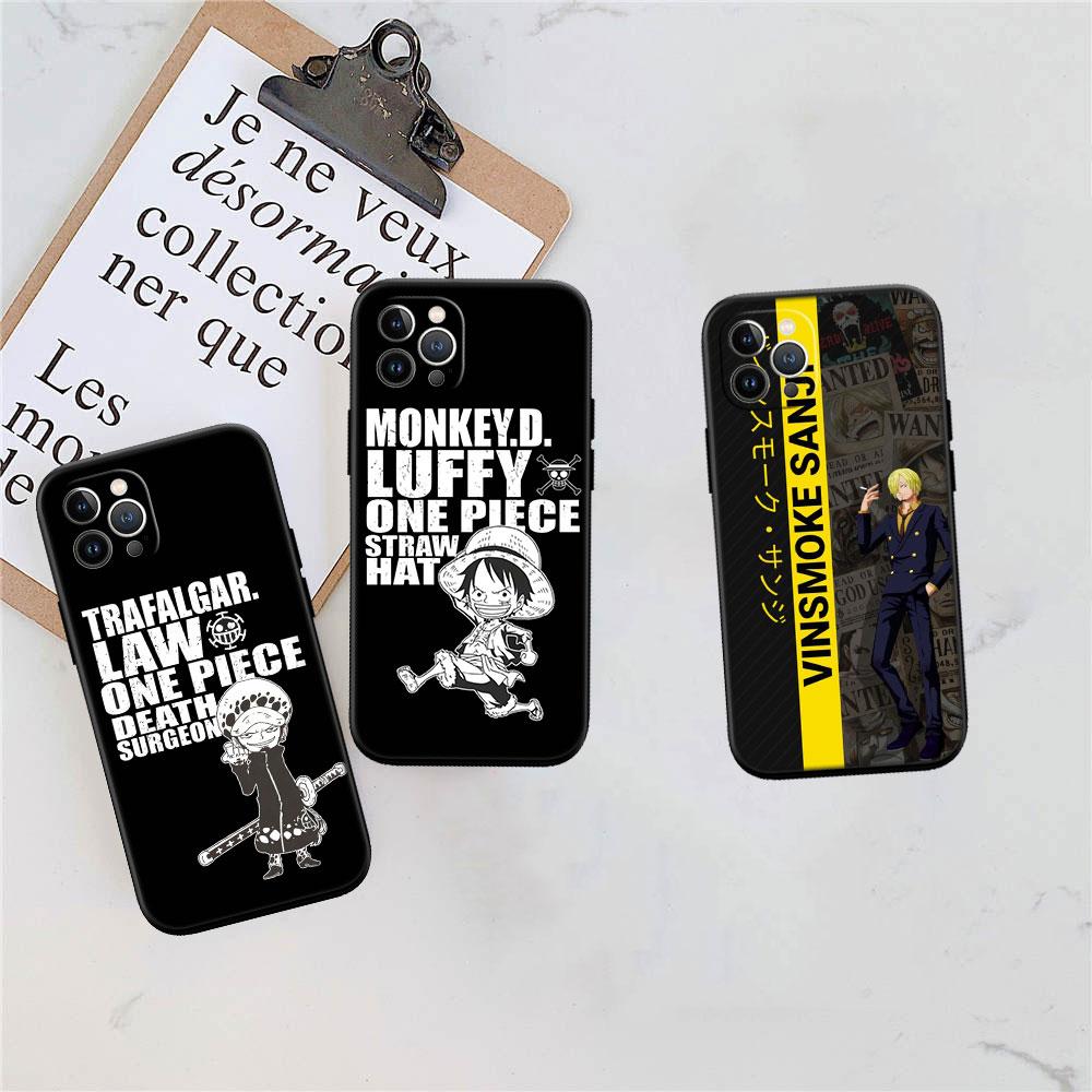 One Piece Anime Soft Shell Phone Case for Redmi Note 8 9 Pro Max 9S 9T 9C NFC 8T 8A 10A A4