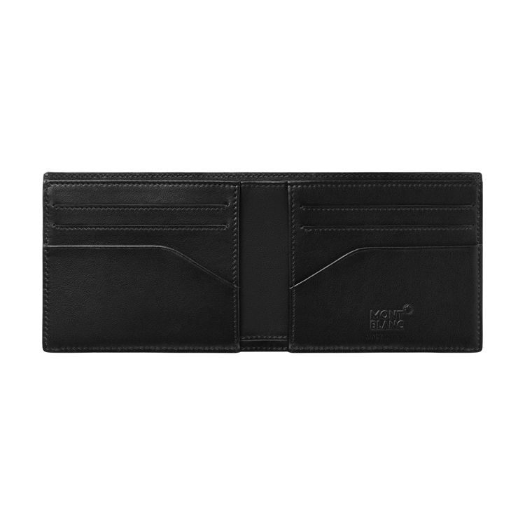 Montblanc Fashion 2.0 Series Short Leather Wallet Men wallet Blue Black MB128613