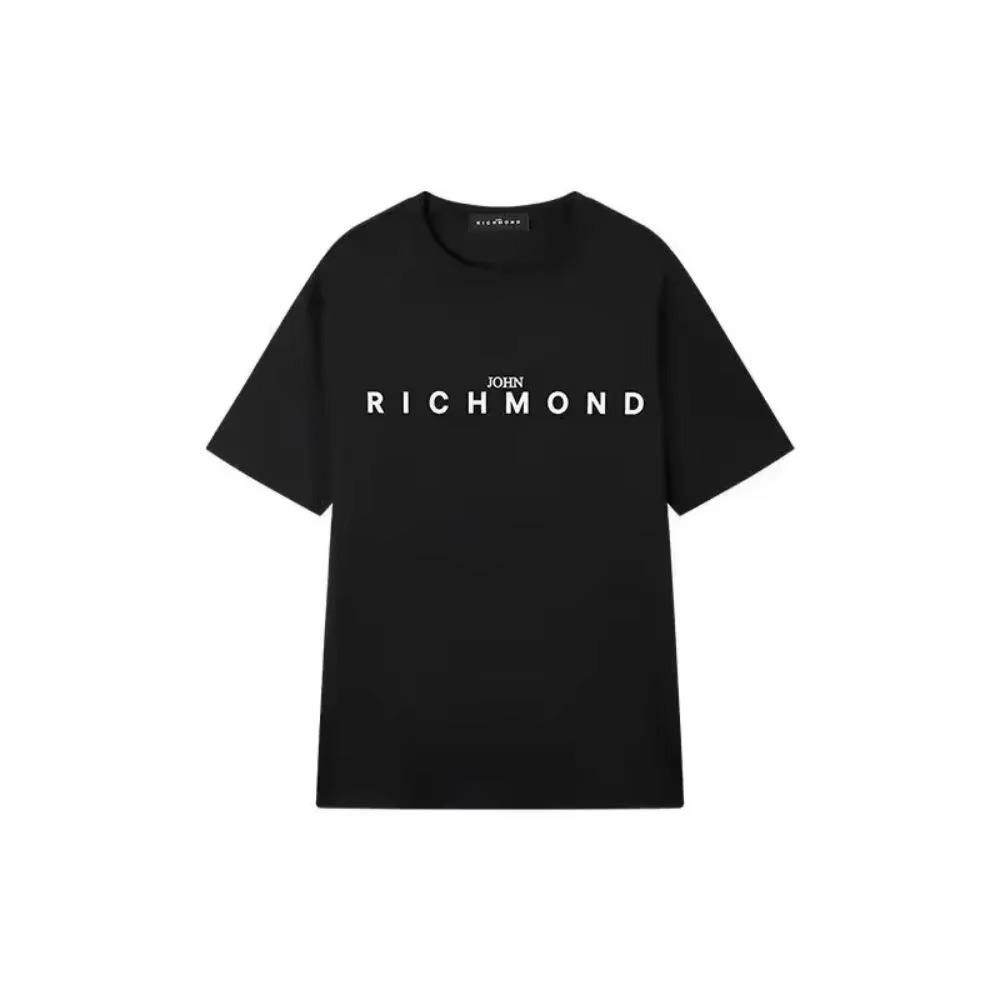 Round Neck Short Sleeved Shirt Harajuku Fashion Streetwear Summer Pure  Leisure Sport Breathable Unisex Round Neck T-Shirt