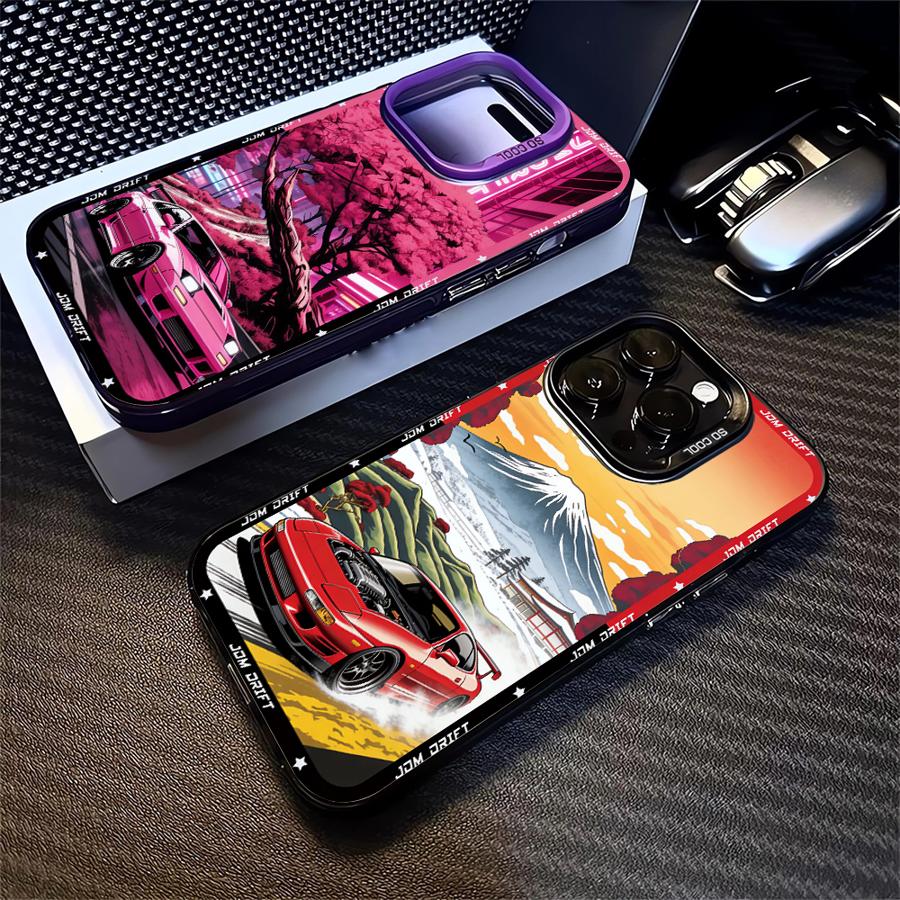 Спортивный чехол для телефона JDM для iPhone 17 Pro Max 16 12 Pro 13 Air 14 Plus 15 11