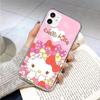 Чехол для Samsung A04 A14 A23 A34 A54 M23 M33 M52 M53 Realme 10 9 C30S C35 C55 VIVO Y02S Y21 Y51 X80 Pro Прозрачный чехол LI8 Lovely Hello Kitty