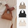 Европейская и американская мода сумки Cloud, французская ниша, универсальная однотонная женская сумка через плечо, популярные квадратные сумки-ведра для женщин