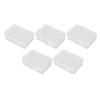 5Pcs Clear Small Container Box Rectangular Transparent Small Storage Box with Hinged Lid for Small Items Crafts Jewelry