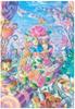 Tenyo In Pure White Gyutto Series Jigsaw Puzzle Disney Alice In Wonderland Alice In Sweet Land with Service Card (Tenyo) [Made Japan] 500-Piece