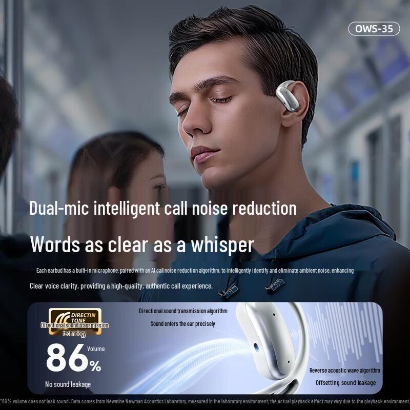 Bluetooth-наушники Newsmy OWS-35 с высоким разрешением и креплением на ухо
