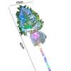 Multi-purpose LED Light-Up Wand Magical Wand Props Christmas Tree Glow Stick Xmas Home Decor