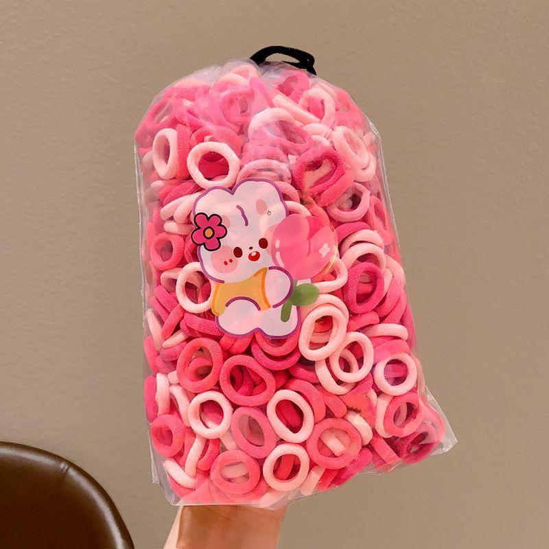 Детская цветная высокоэластичная резинка для волос - Бесшовная резинка, не повреждающая волосы, для младенцев и девочек