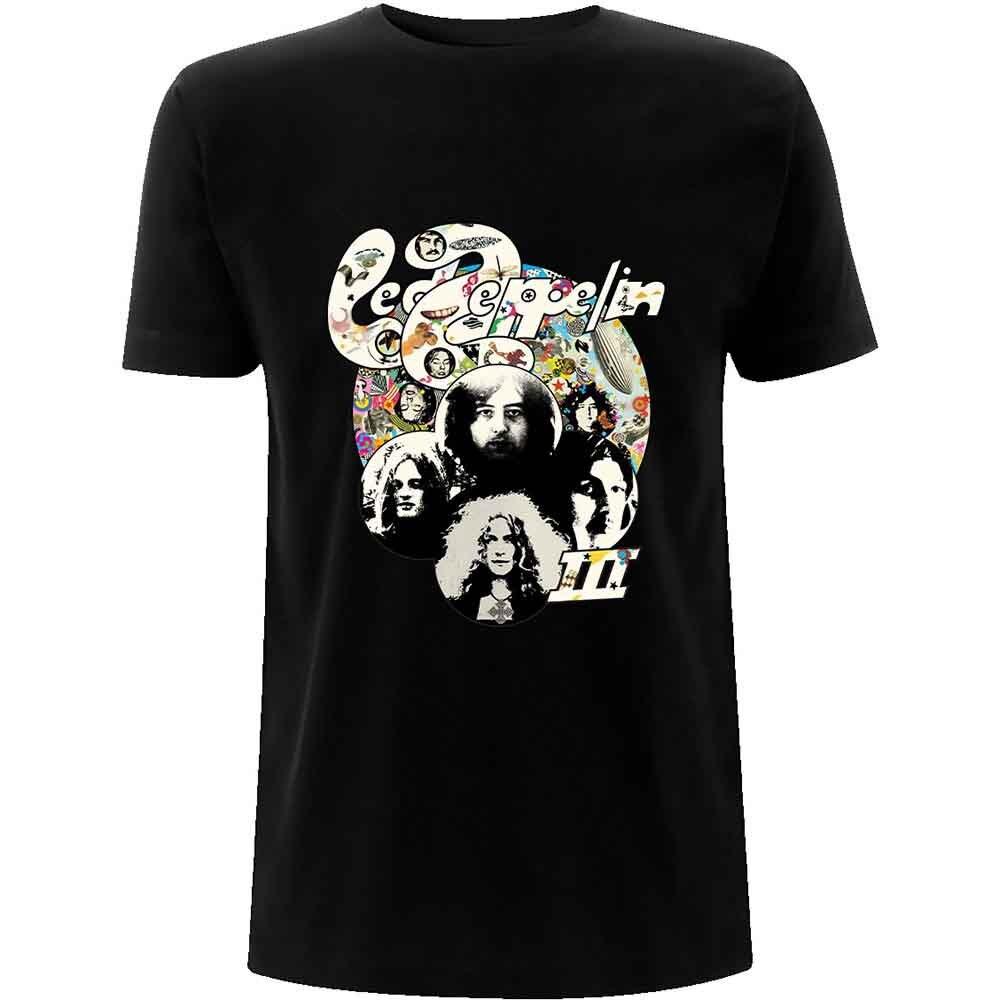 Футболка Led Zeppelin Photo III Черная Новая Унисекс Футболка