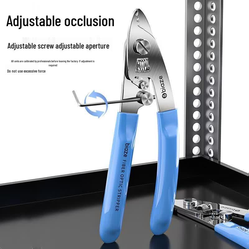 BIAZE High-Precision 3-Hole Fiber Optic Miller Stripper