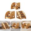 Wooden Pet Stairs Puppy Stairs Wood Dog Stairs Ladder for Small Dogs Cats and Other Small Pets Small and Older Animals Indoor