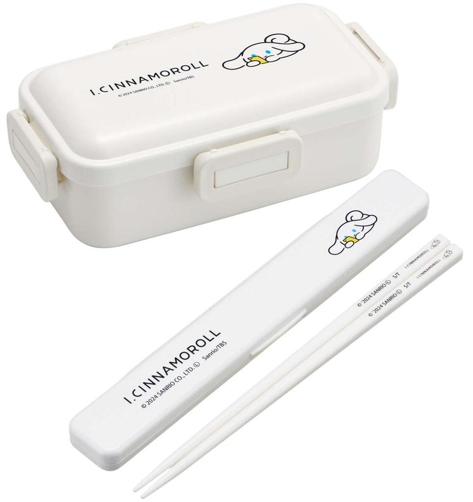 Skater Bento Single Made in Dishwasher and Microwave Aishina Moroll Design Box, 530ml, Tier, Japan, Leak-Resistant, 4-Point Lock, Safe, (PFLB6AG-A)