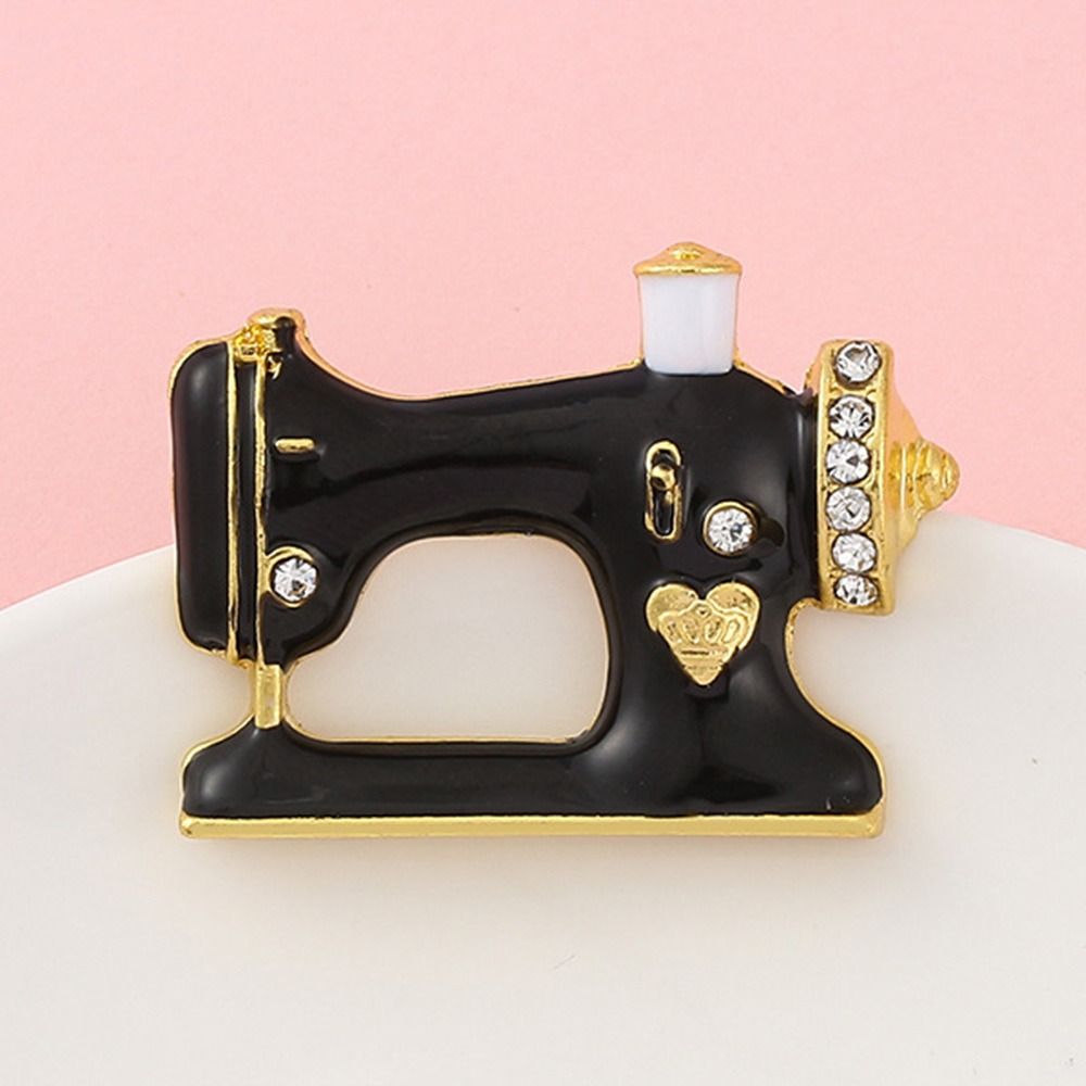 Metal Badges Pendants Enamel Brooch Sewing Machine Brooch Hanger Brooches Suit Collar Pins