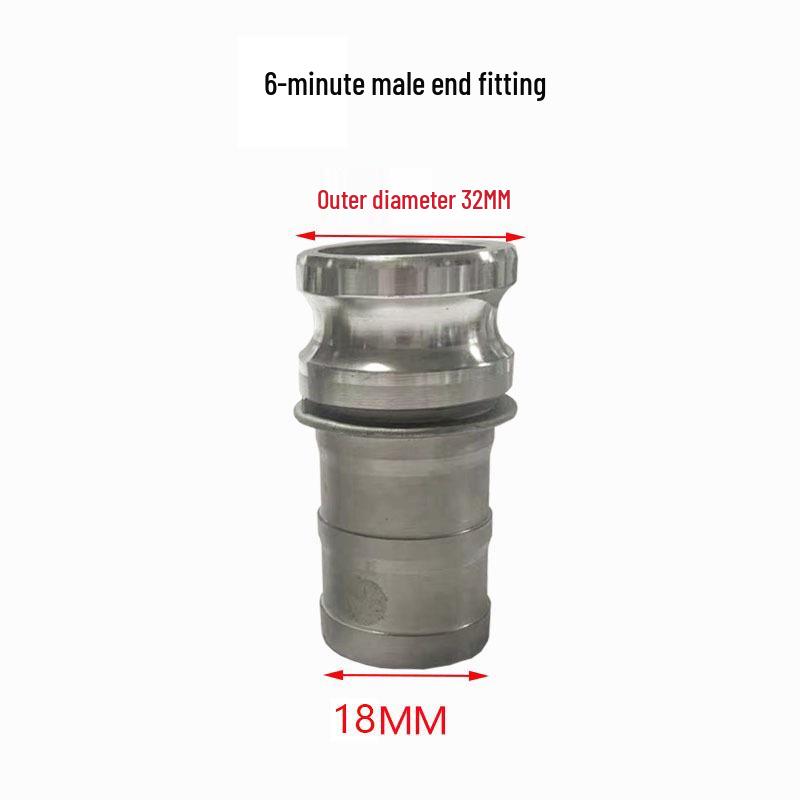 Aluminum Alloy Type C Male & Female Quick Coupler Hose Fittings with Reducing Lever