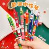 Hangsu Christmas Cartoon Gel Pen - Cute Push-Button Stationery for Exams and Signatures