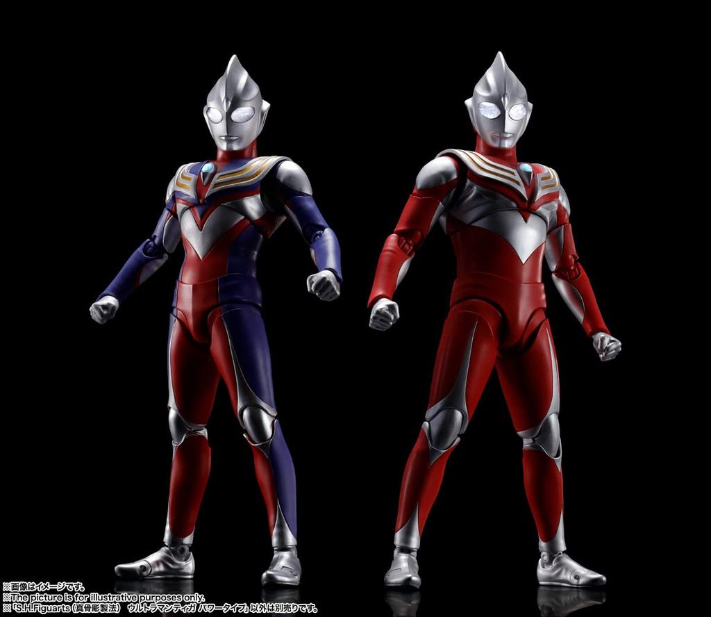 TAMASHII NATIONS Ультрамен Tiga Power Type 150 мм окрашенная подвижная фигурка SHFiguarts (Синкэцу Сэйхо) приблизительно. ПВХ, АБС и ТПЭ