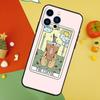 CAKE COFFEE The Boba Tarot Card Phone Case For IPhone 18 17 Pro Max 16 15 14 12 11 13 Pro Max Plus 12 13 Mini 16e 17 Air Cover