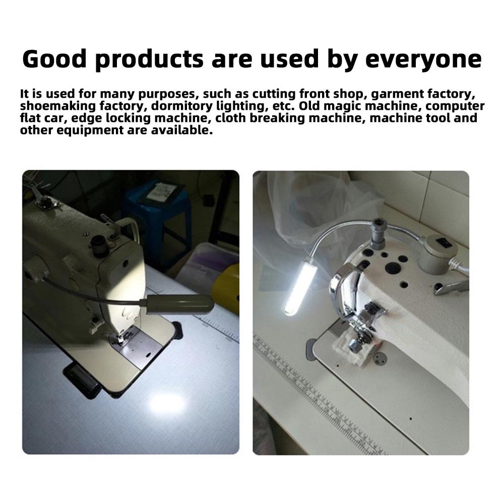LED Ceiling Light With 30 Light Beads Sewing Machine Lighting Desktop Lathe Drilling Machine Multifunctional Flexible Work Light