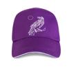 New Designing Vintage Gothic Crow Bird Baseball Cap Natural Letters Novelty Adult Gents 2023