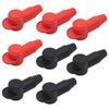 8 шт. Силиконовые клеммные крышки Крышка клеммы аккумулятора Защита клеммы шпильки аккумулятора