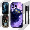 A-Алиса в Стране Чудес Чехол для Телефона Для iPhone 16,15,14,13,12,11 Pro,Max,Plus,X,XS,XR,SE,Mini Прозрачный Силиконовый Мягкий