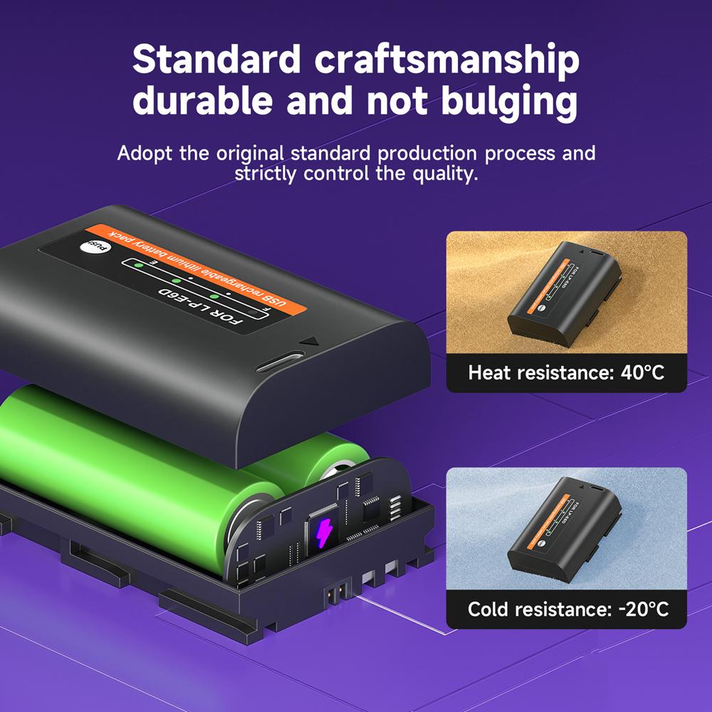 PALO LP-E6D LP E6 LPE6 LP E6N аккумулятор типа C для зарядки камер Canon 5D Mark II III 7D 60D EOS 6D 70D 80D EOS 5DS R