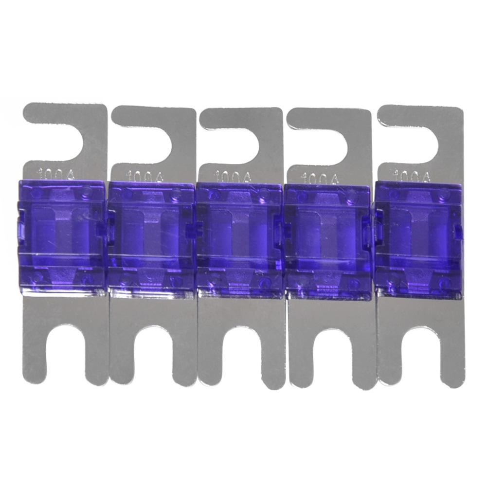 10/5 шт. автоматических предохранителей 32 В 30/40/60/80/100 А, предохранитель для защиты цепей, никелированный, для замены автомобильного стереозвука