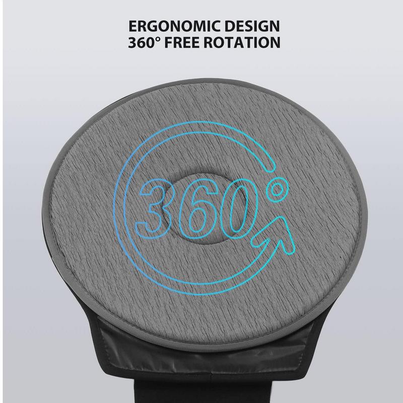 Подушка для сиденья автомобиля для пожилых людей с вращением на 360 градусов, портативная автоматическая поворотная подушка для сиденья, удобный коврик для сиденья автомобиля, универсальный для интерьера автомобиля