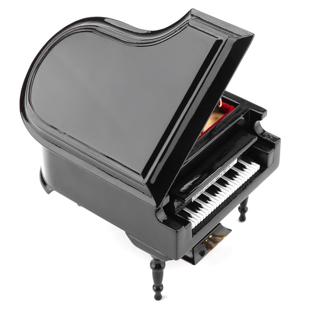 Piano Model Piano Display Piano Ornament Exquisite Wooden Desktop Decor with ly Painted for