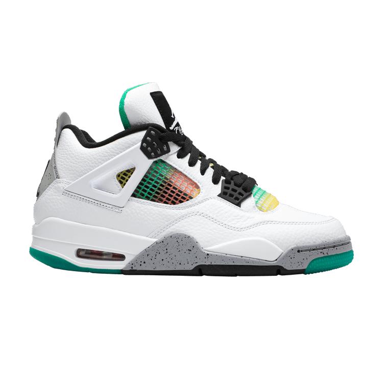 Jordan 4 Ретро Светло-зеленый Раста (Женский)