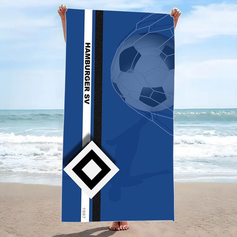 Hsv bilder Logo Print Beach Towel, Large Soft Quick Dry Towel for Beach Camping Swimming