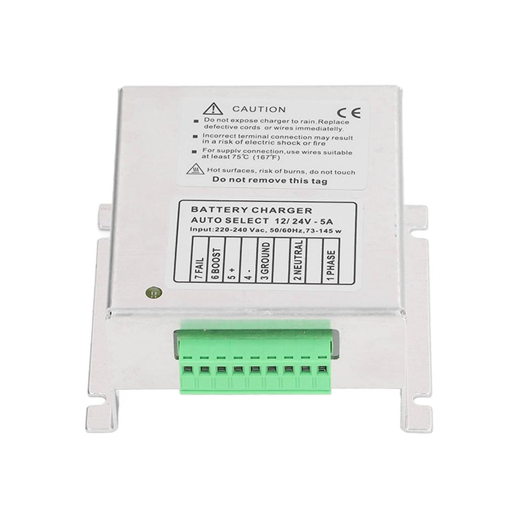 Зарядное устройство для аккумулятора генератора 5A Дизельный генератор Часть 12 24 В постоянного тока Автоматическое изменение напряжения 220?240 В переменного тока