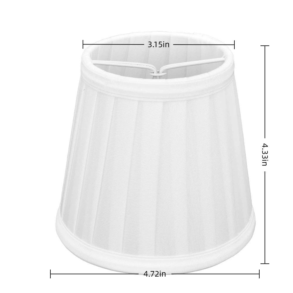 2PCS Lightweight Small Lamp Shades Clip On Design Modern Simple Lampshade  Pendant Light