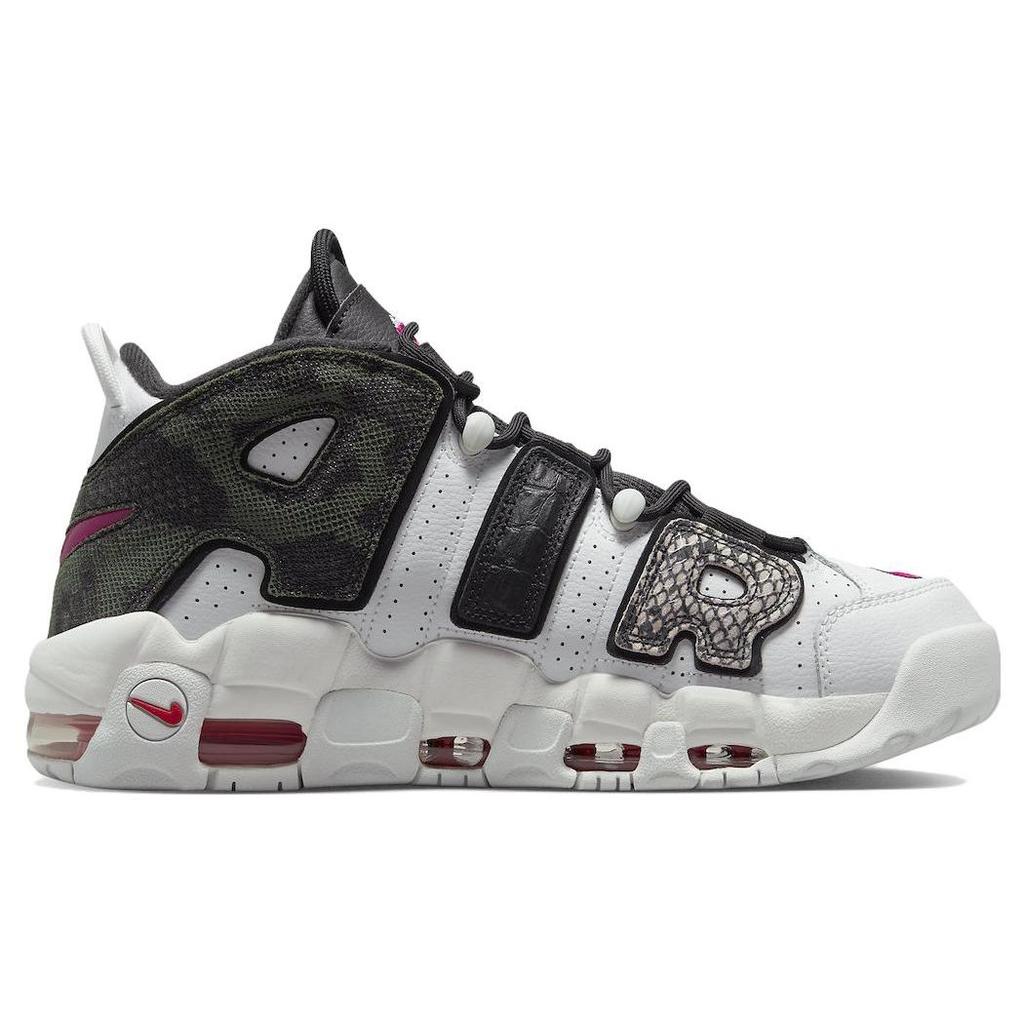 Nike Кроссовки унисекс Air More Uptempo Tunnel Walk Разноцветные Summit-White University-Red DZ4838-100