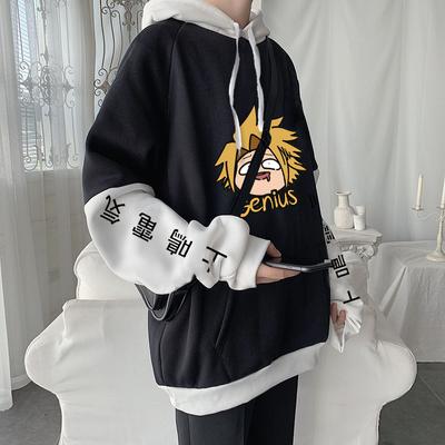 Горячая аниме-музыка My Hero Academia Kaminari Denki с графическим принтом, толстовки с капюшоном для мужчин и женщин, повседневная свободная толстовка, уличная одежда Harajuku