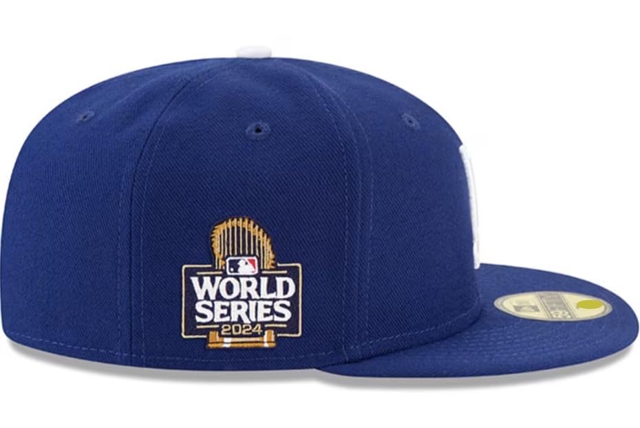 [MLB] Los Angeles Dodgers 2024 World Series Официальная игровая модель кепки 59FIFTY, Размер 8 [Б/У]