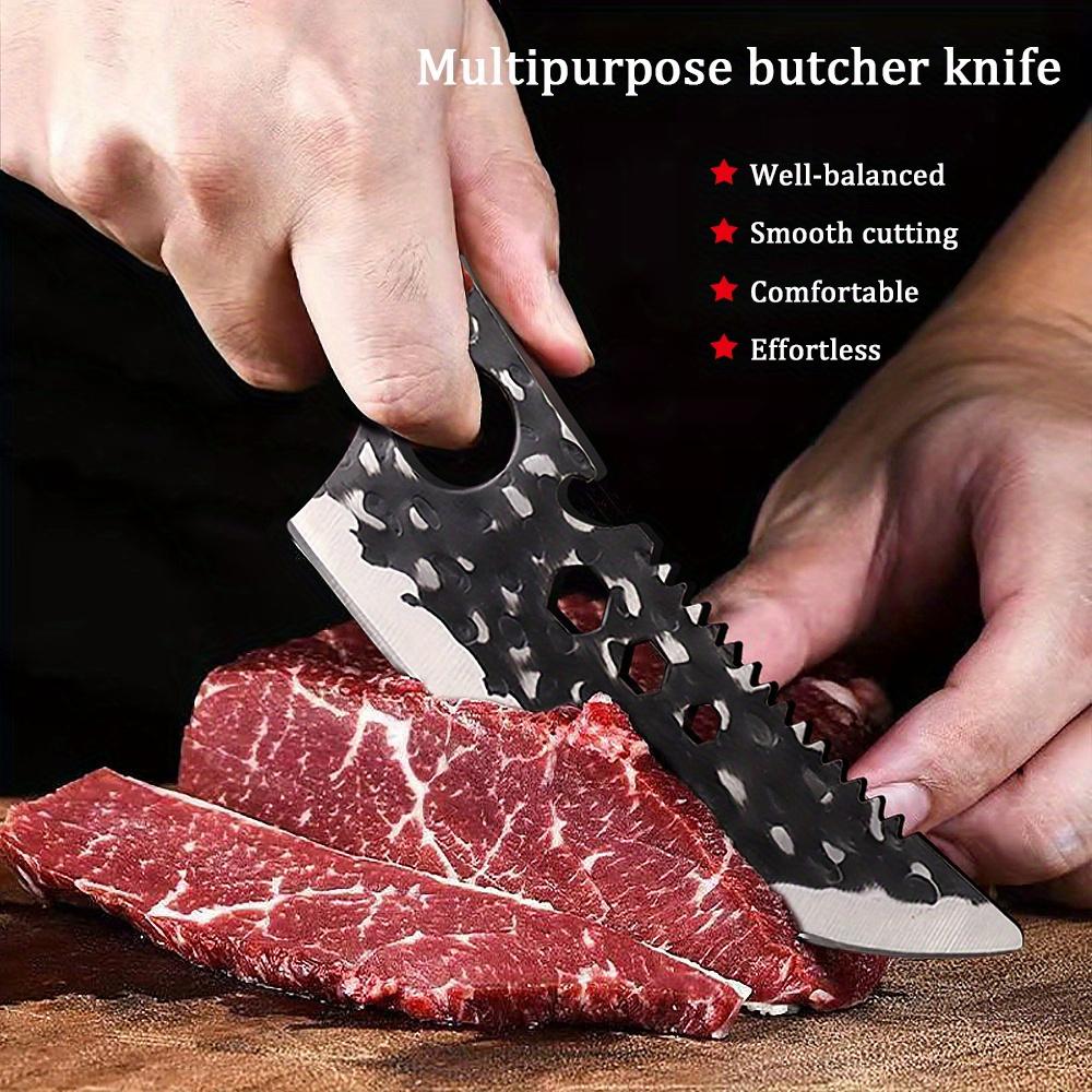 Stainless Steel Boning Knife With Knife Sheath Professional Kitchen Chef Knife Handmade Forged Knife Barbecue Knife