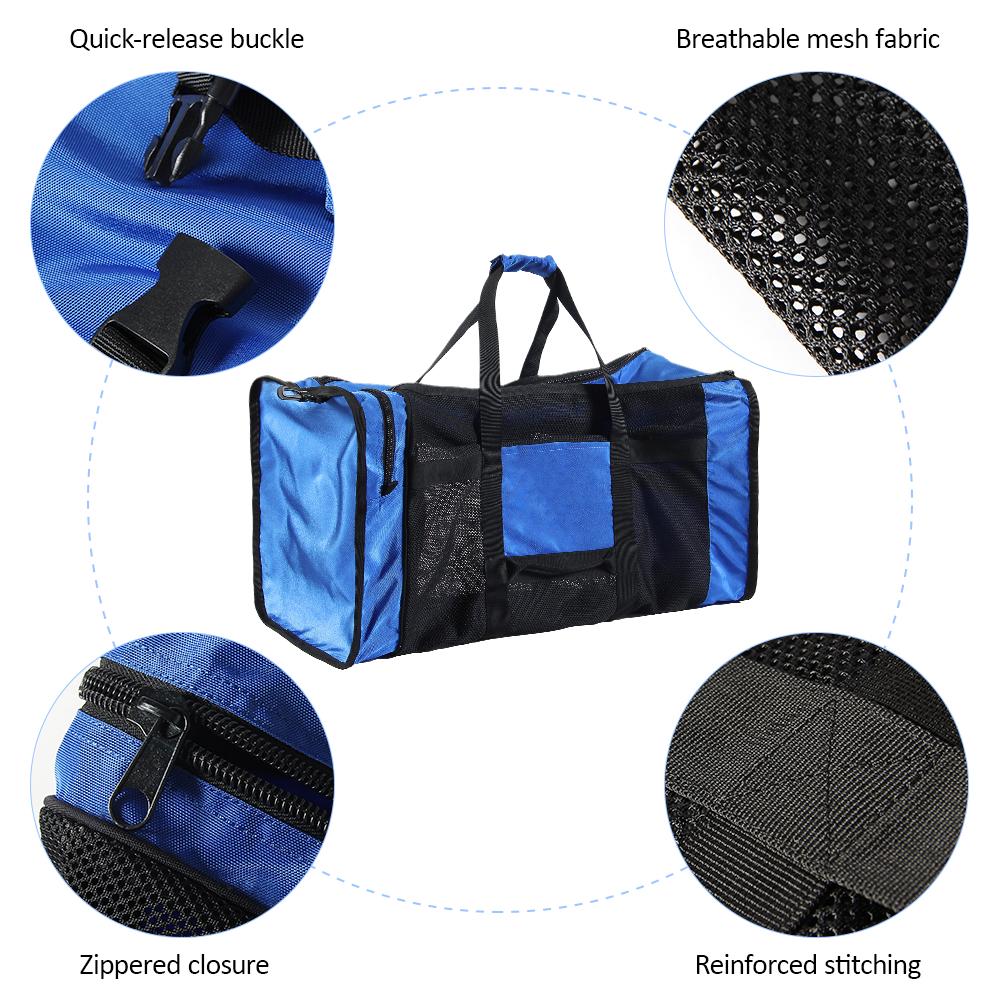 100л сетчатая спортивная сумка для подводного плавания, плавания, пляжного и спортивного инвентаря