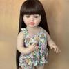 55 CM Lifelike Full Vinyl Body Reborn Baby Girl Doll Betty Straight Leg Alive Newborn Bebe Doll Lovely Kid's Playmate Toy Xmas Birthday Surprise Gifts