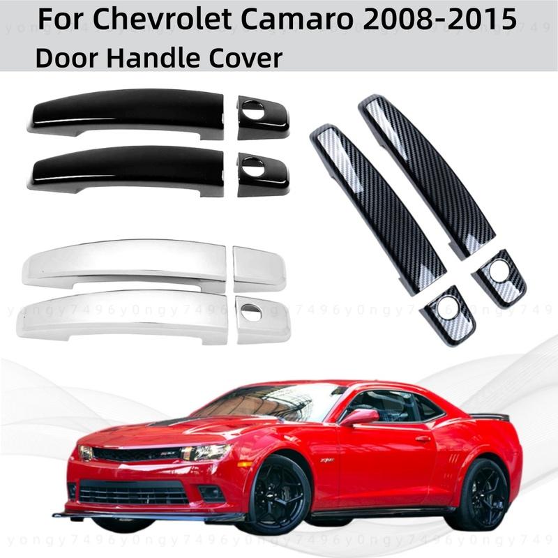 ABS Карбон Авто Аксессуар Покрытие Накладка на Ручку Двери Снаружи Стиль Наклейка Для Chevrolet Camaro 2008 2009 2010 2011 2012-2015