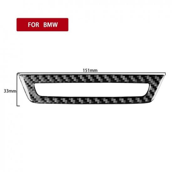 Carbon Fiber Interior Console Button Cover Trim For BMW 6 Series F12 F13 2011-18