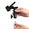 1/4 3/8 Screw Reflector Clamp Clip Swivel Adapter Multiple Angle Light Stand Attachment Professional Adjustment Reflector Holder