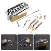 2-Point Electric Guitar Bridge Guitar Tremolo Bridge with Tremolo System Saddle Mounting Accessories Easy To Install
