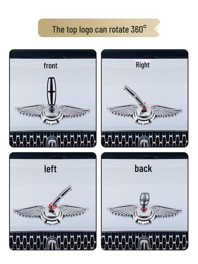 Эмблема-значок на капот Lincoln Continental MKZ