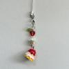 1 Piece Lovely Fruits Bag Chain Pendant Sweet Y2K Cute Strawberry Peach Keychain Cellphone Charm Lanyard For Girls