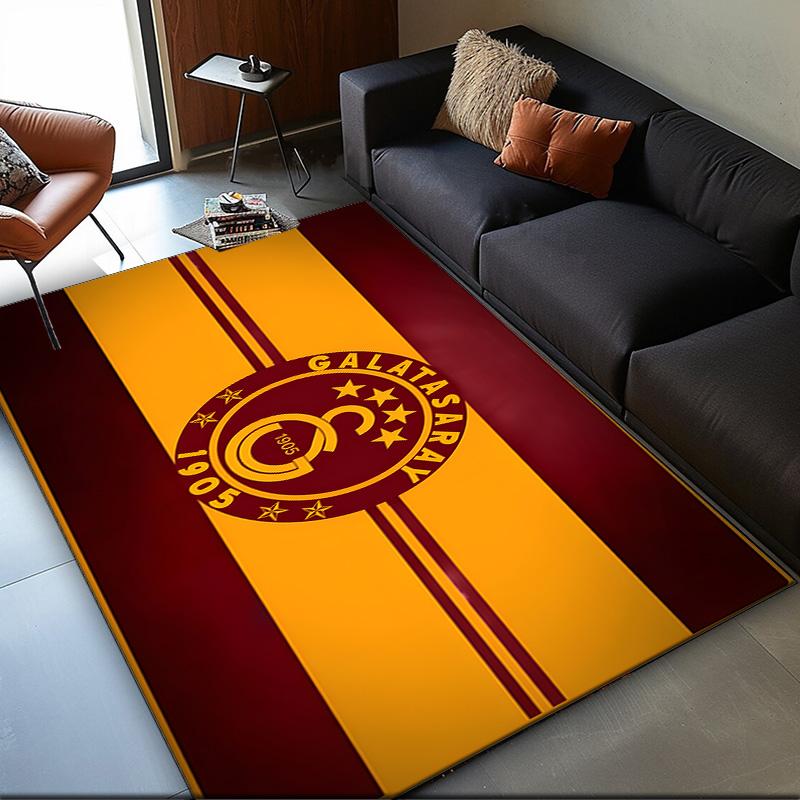 1PC rug Galatasaray Football Club Carpet, Chair Rug,Area Rug for Office Bedroom living rooms bedroom, Doormat decor Christmas fan gifts