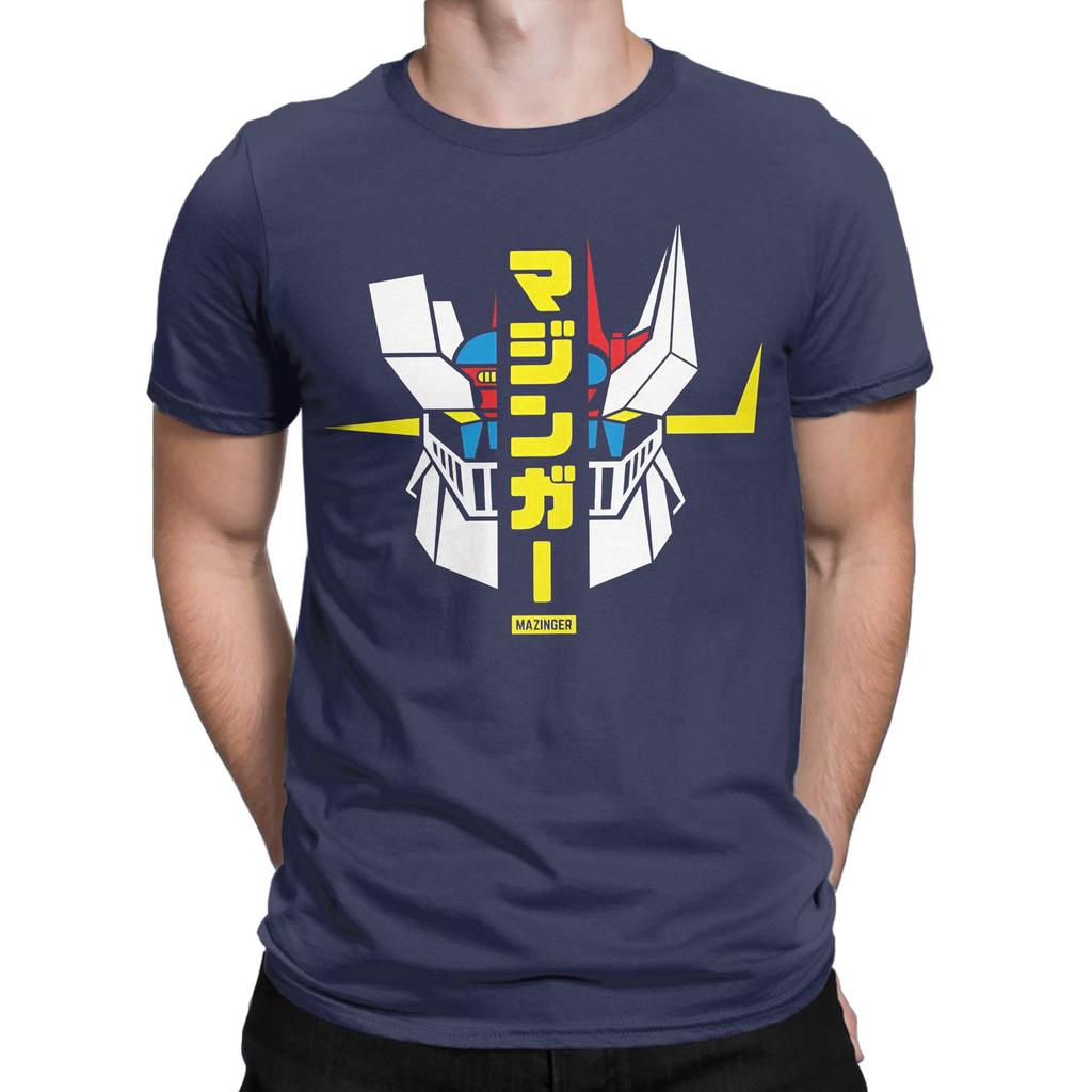 Mazinger Z And Great Mazinger Funny 100 Cotton Tshirt Goldorak Tops Tees For Unisex
