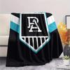 Port Adelaide Print Flannel Blanket, High quality Comfortable for All Seasons, Home Decor, Warmth and Comfort, Perfect for Christmas Gifts